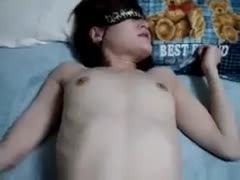 Boning my hot wife in a missionary position until I cum giant on her stomach